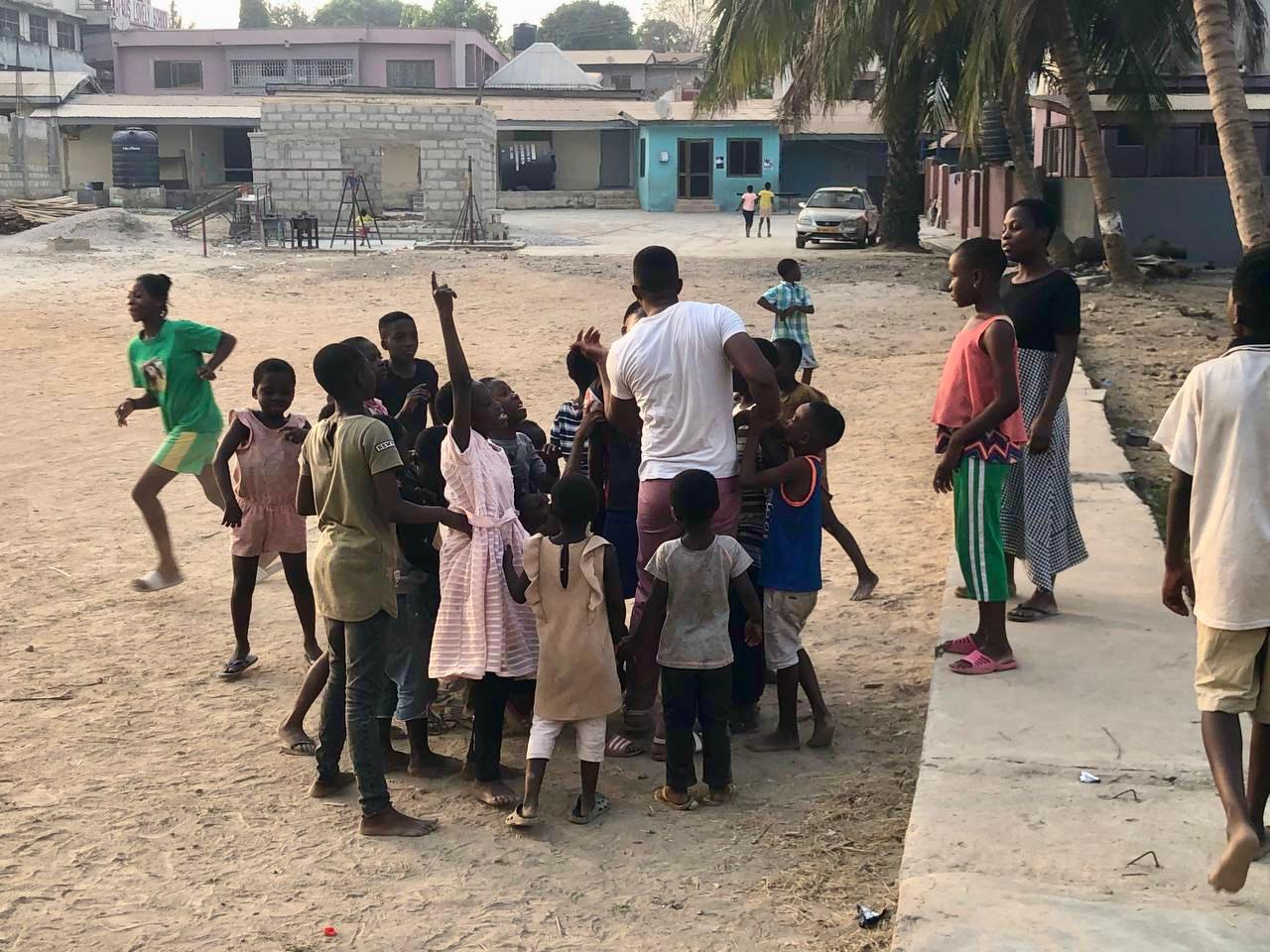 Students engaged in learning programs