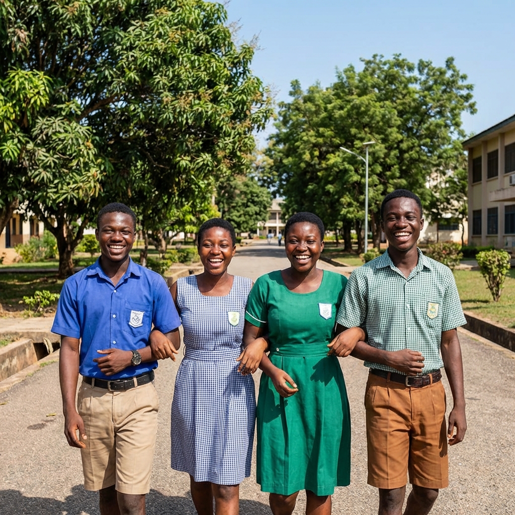 Group of students collaborating and learning together
